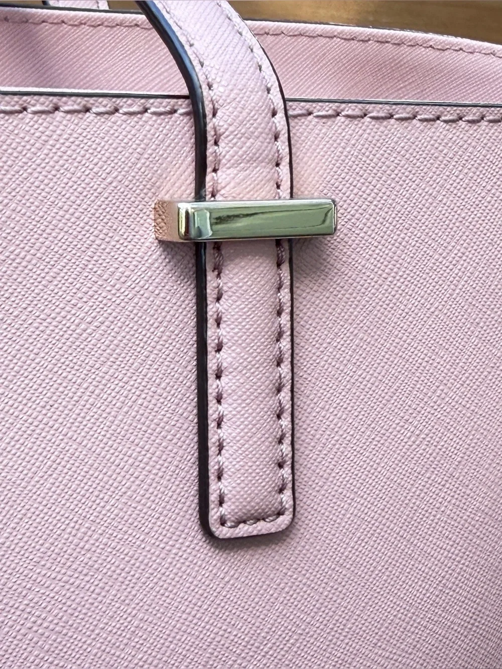 Kate Spade Cedar Street Harmony Medium Tote Pink Saffiano Leather Shoulder Bag